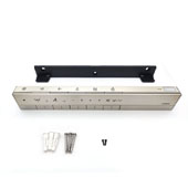 TCM12180R 長條型遙控器-方型按鍵(鎳色)